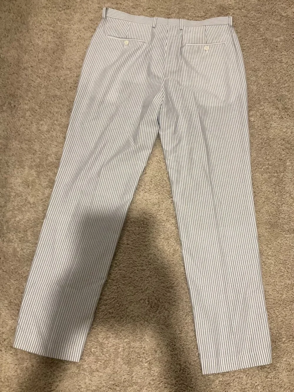 j.crew crosby classic-fit suit pant in portuguese cotton oxford. size: 34/34.